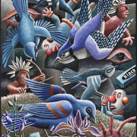 Morgan Bulkeley'swork, Book: Black-throated Blue Warbler, et al Mask